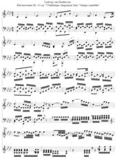 Ludwig van Beethoven, Klaviersonate Nr 13 op. 7 
