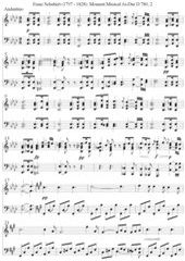 Franz Schubert: Moment Musical As-Dur D 780 Nr 2