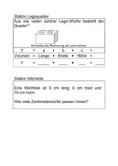 Mathematik: Arbeitsmaterialien Würfel und Quader ...