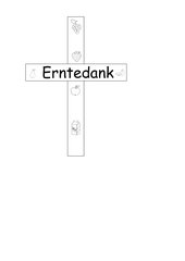 Erntedank- Kreuz (Bild)