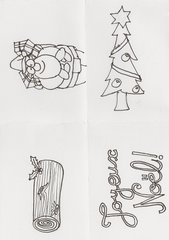 Vokabelkarten für Grundschule, Weihnachten