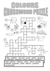 Crossword Puzzle Colours