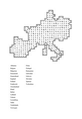 Wortsuchrätsel Länder in Europa