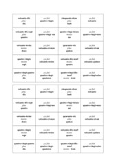 Memo-Spiel / Zuordnungsspiel Zahlen 60-99, -dre-Verben, Buchstabengitter zum Wortschatztraining