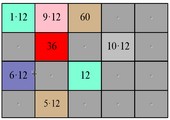 Memo-Spiel / Zuordnungsspiel _12er und 13er-Reihe