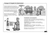 Illustrierte Wortschatzübung zu Campus 1, Ausgabe C, Kapitel 16