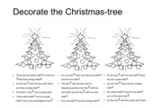 Decorate the Christmas tree (schwerer)