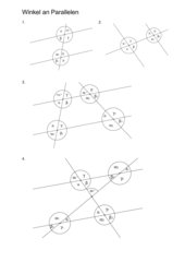 Mathematik Arbeitsmaterialien Scheitel Neben Parallelwinkel 