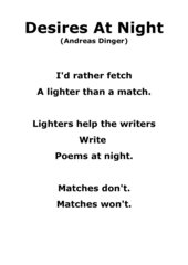Desires at night - a poem