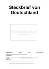 Steckbrief von Deutschland