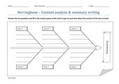 writing a summary - Herringbone-technique