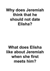 Elisha and Jeremiah. Laufdiktat Englisch Klasse 8. zu Portobello Road 4 p.66