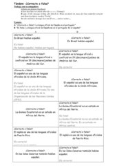 Tandembogen zum Text Hablo Espanol