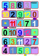 Numbers  -  Board Game