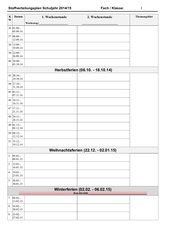 Stoffverteilungsplan blanko  2014/15 (Th) 2 Wochenstunden