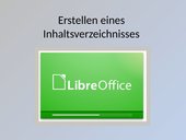 Inhaltsverzeichnis mit Libre office erstellen