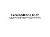 Lernlandkarte OOP - Präsentation