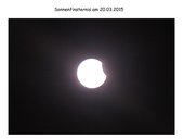 Kleine Bildfolge Sonnenfinsternis