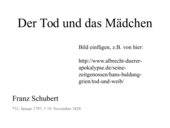 Schubert: Der Tod und das Mädchen op.7