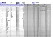 Klassen- Notenberechnung Excel