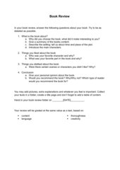 book review-task & evaluation sheet