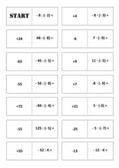 Domino Multiplikation Division Rationale Zahlen