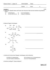 Chemie-Arbeit Alkane