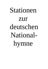 Die deutsche Nationalhymne