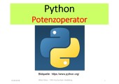 Python – der Potenzoperator