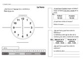 Arbeitsblatt Regeln zur Bildung der Uhrzeit 