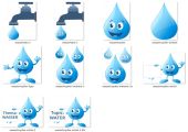 Wasser-Grafiken-Paket