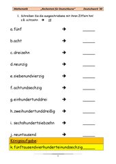 Rechentest für Deutsch-Sprachschüler