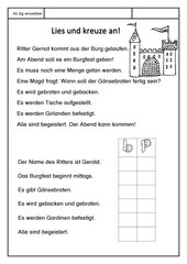 Leseübungsblatt zur Fibel 'Mimi die Lesemaus' Bayern - ab Gg einsetzbar - Textverständnis Pp
