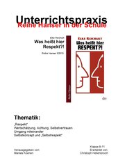 Unterrichtsmodell zum Jugendbuch von Elke Reichart ›Was heißt hier Respekt?!‹