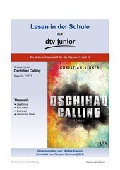 Unterrichtsmodell zum Jugendbuch von Christian Linker ›Dschihad Calling‹