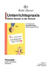 Unterrichtsmodell zum Kinderbuch von Ute Wegmann ›Sandalenwetter‹