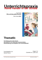 Unterrichtsmodell zum Kinderbuch von Timo Parvela ›Ella und das große Rennen‹