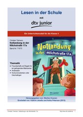 Unterrichtsmodell zum Kinderbuch von Christian Tielmann ›Notlandung in der Milchstraße 17a‹