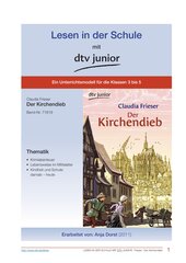 Unterrichtsmodell zum Kinderbuch von Claudia Frieser ›Der Kirchendieb‹