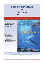 Unterrichtsmodell zum Kinderbuch von Gill Lewis ›Im Zeichen des weißen Delfins‹