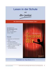 Unterrichtsmodell zum Kinderbuch von Gary Blackwood ›Der Shakespeare-Dieb‹