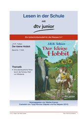 Unterrichtsmodell zum Kinderbuch von J.R.R. Tolkien ›Der kleine Hobbit‹