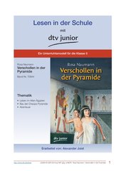 Unterrichtsmodell zum Kinderbuch von Rosa Naumann ›Verschollen in der Pyramide‹
