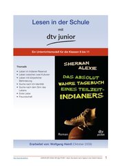 Unterrichtsmodell zum Jugendbuch von Sherman Alexie ›Das absolut wahre Tagebuch eines Teilzeit-Indianers‹