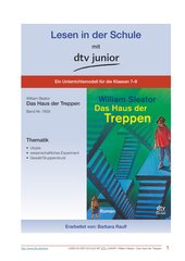 Unterrichtsmodell zum Jugendbuch von William Sleator ›Das Haus der Treppen‹