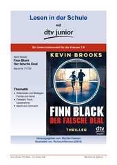 Unterrichtsmodell zum Jugendbuch von Kevin Brooks ›Finn Black - Der falsche Deal‹