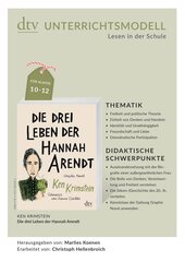Unterrichtsmodell zum Jugendbuch von Ken Krimstein ›Die drei Leben der Hannah Arendt‹