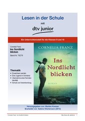Unterrichtsmodell zum Jugendbuch von Cornelia Franz ›Ins Nordlicht blicken‹
