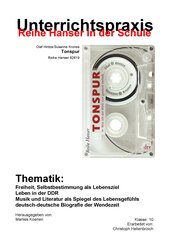 Unterrichtsmodell zum Jugendbuch von Olaf Hintze und Susanne Krones ›Tonspur - Wie ich die Welt von gestern verließ‹