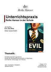 Unterrichtsmodell zum Jugendbuch von Jan Guillou und Gabriele Haefs ›Evil – Das Böse‹